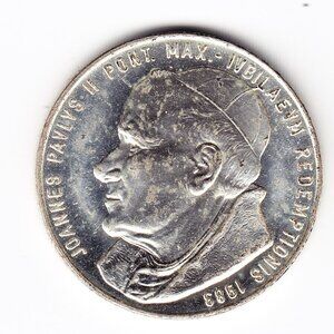 1983 Vatican Pope John Paul II Medal (b62)